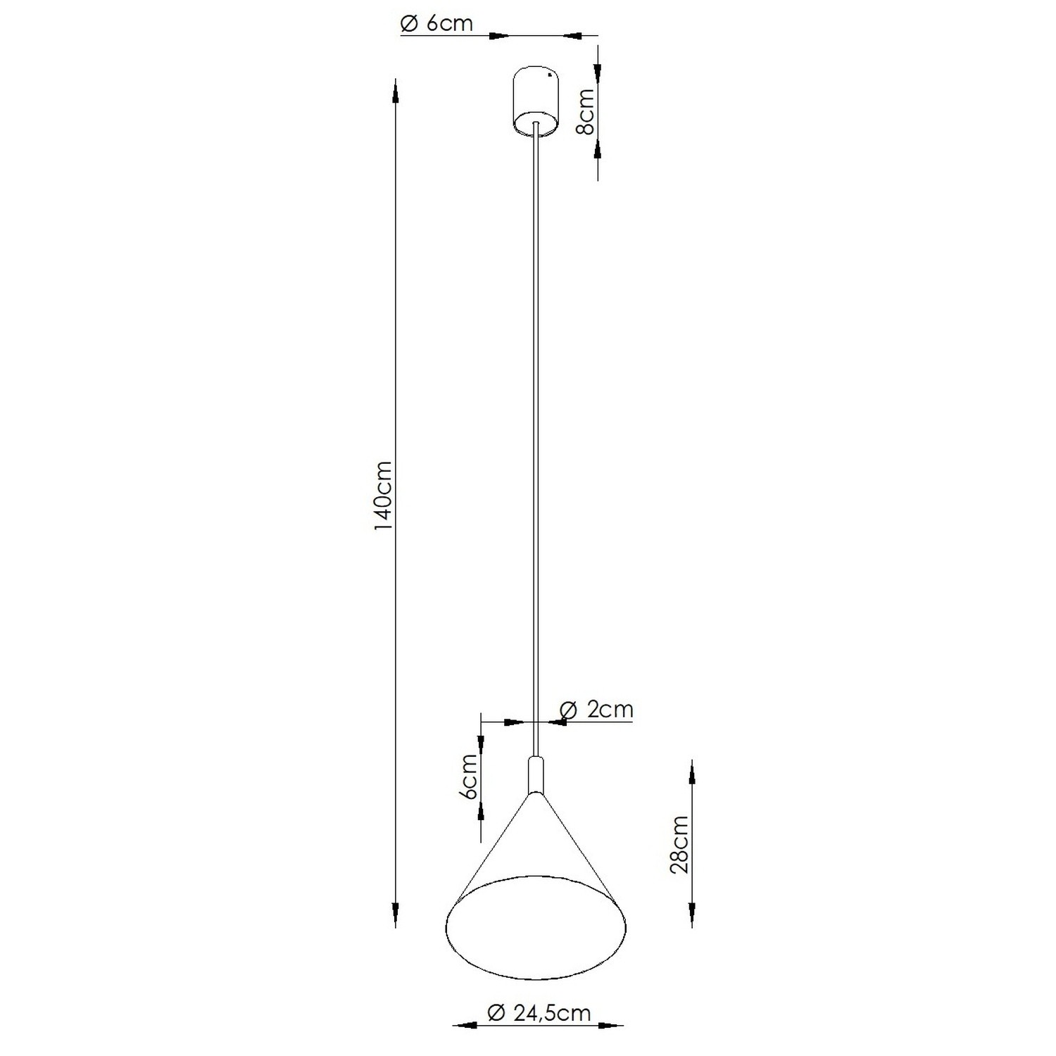 Lampa wisząca NOX 25 ultramaryna Lampa wisząca NOX 25 ultramaryna