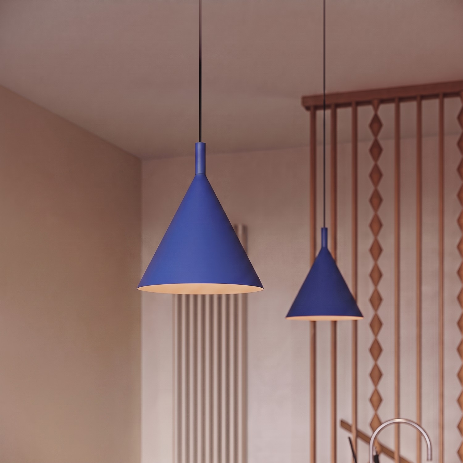 Lampa wisząca NOX 25 ultramaryna Lampa wisząca NOX 25 ultramaryna