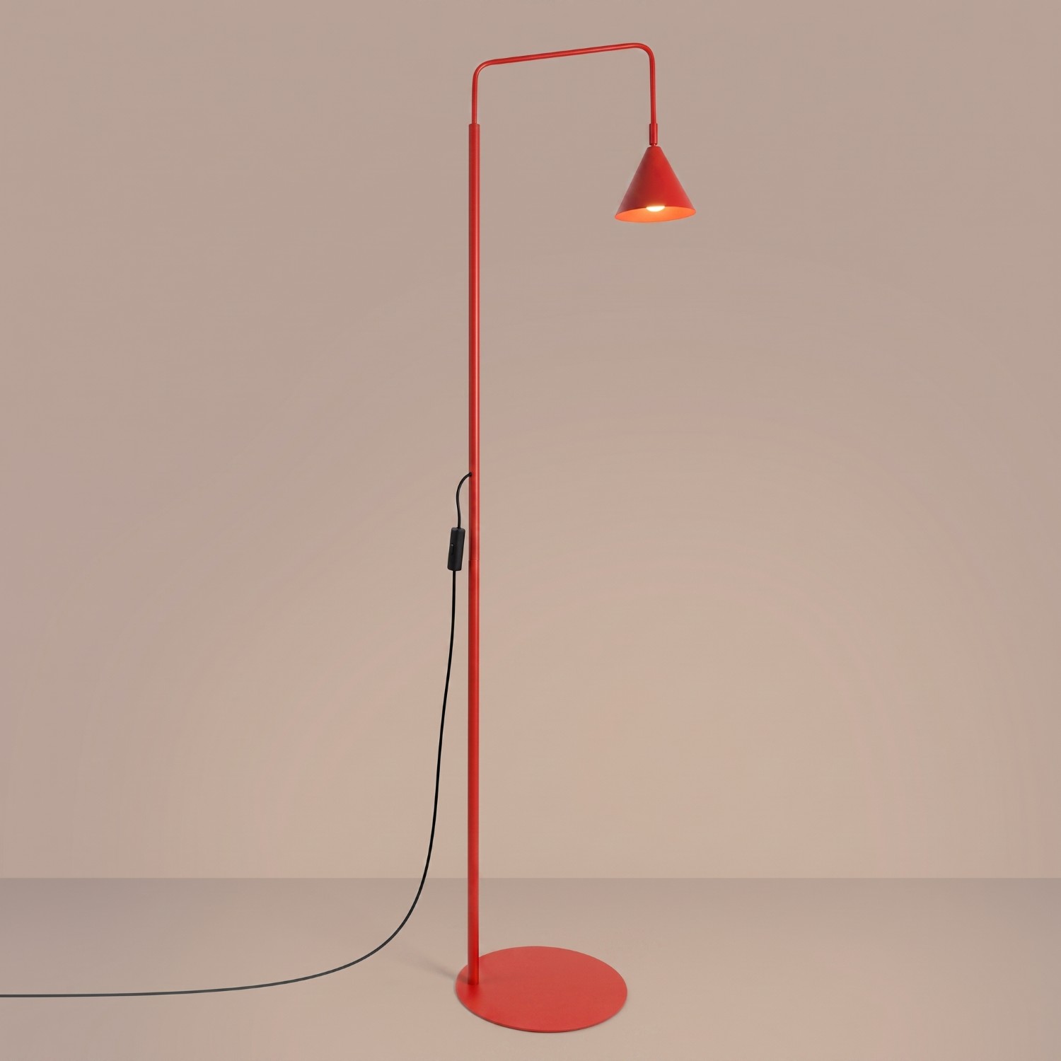 Lampa podłogowa NOX czerwona Lampa podłogowa NOX czerwona